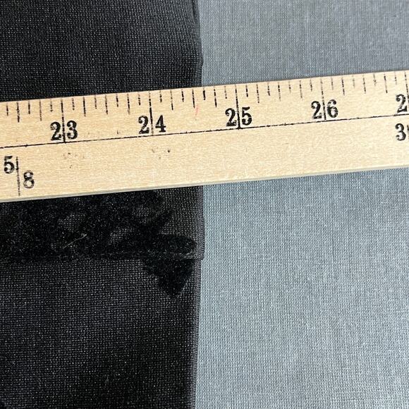 89th & Madison Blazer Jacket Womens XL Black Floral Velvet Burnout Open Front - Picture 9 of 10